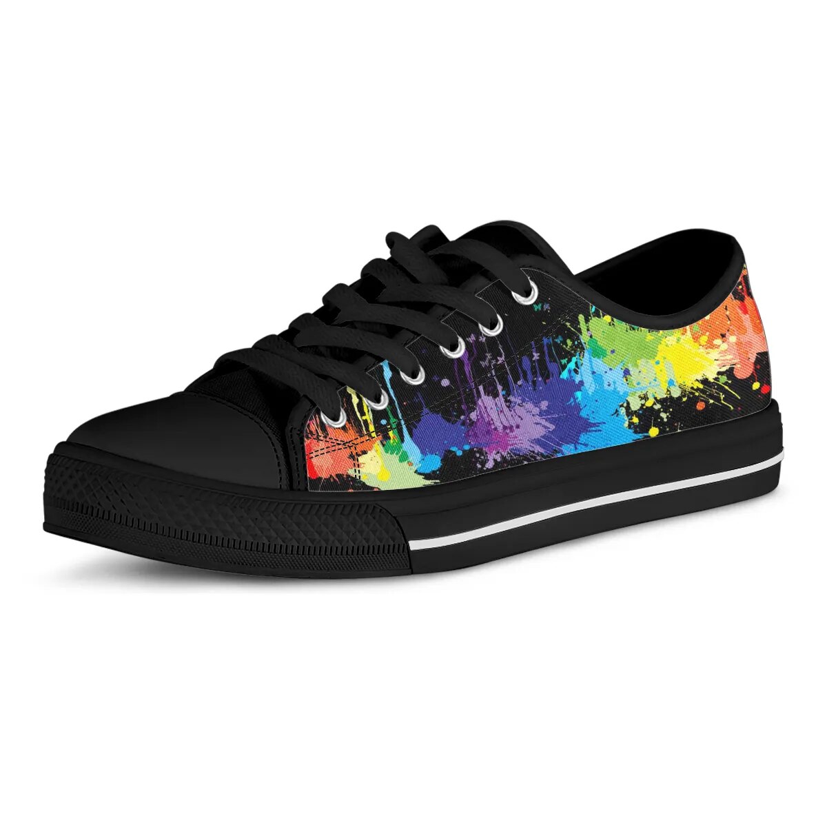 Rainbow LGBT Canvas Sneakers