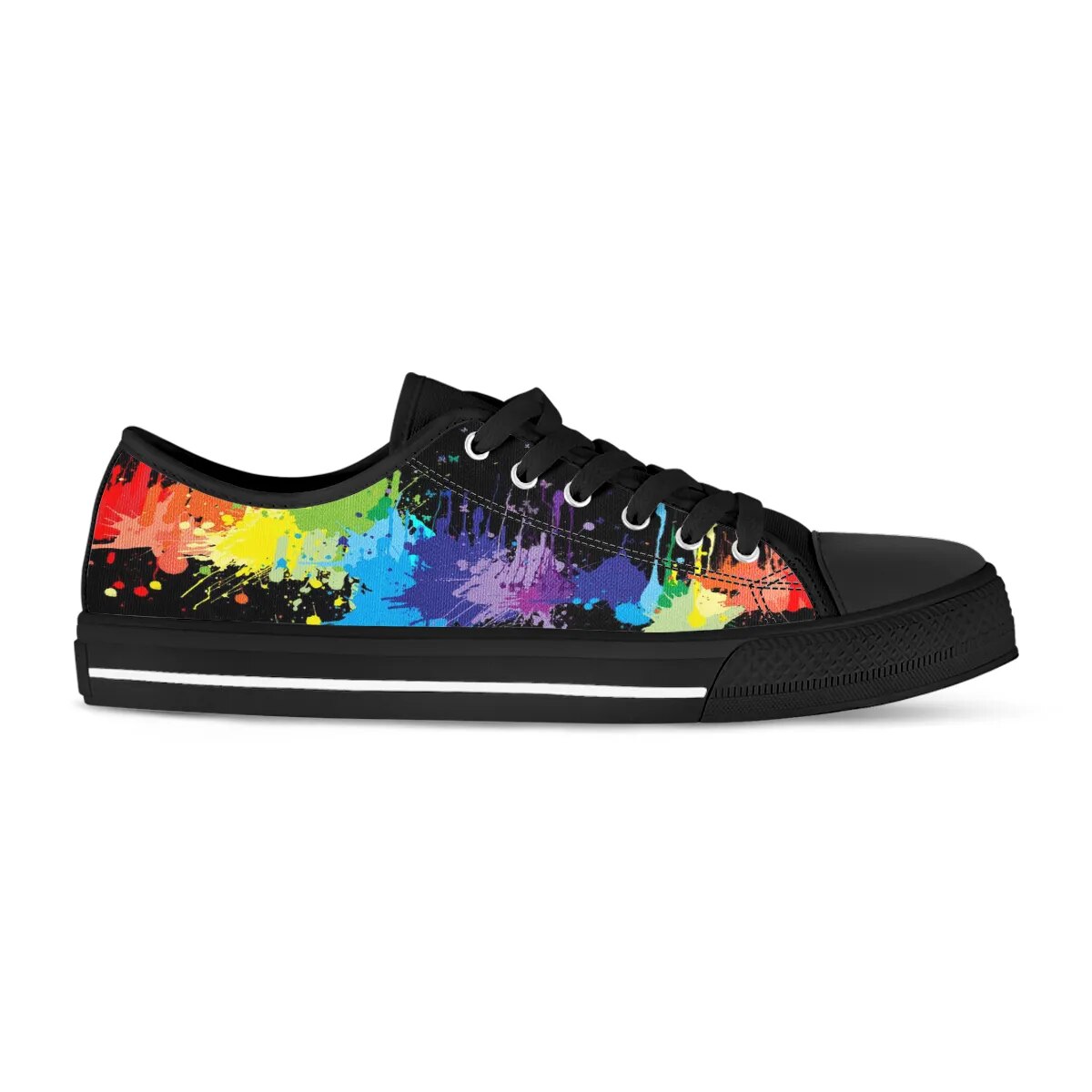 Rainbow LGBT Canvas Sneakers