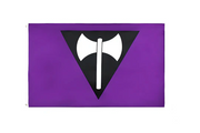Labrys Lesbian Flag