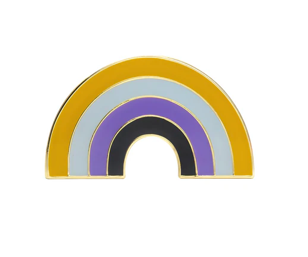 Non-Binary Rainbow Pin