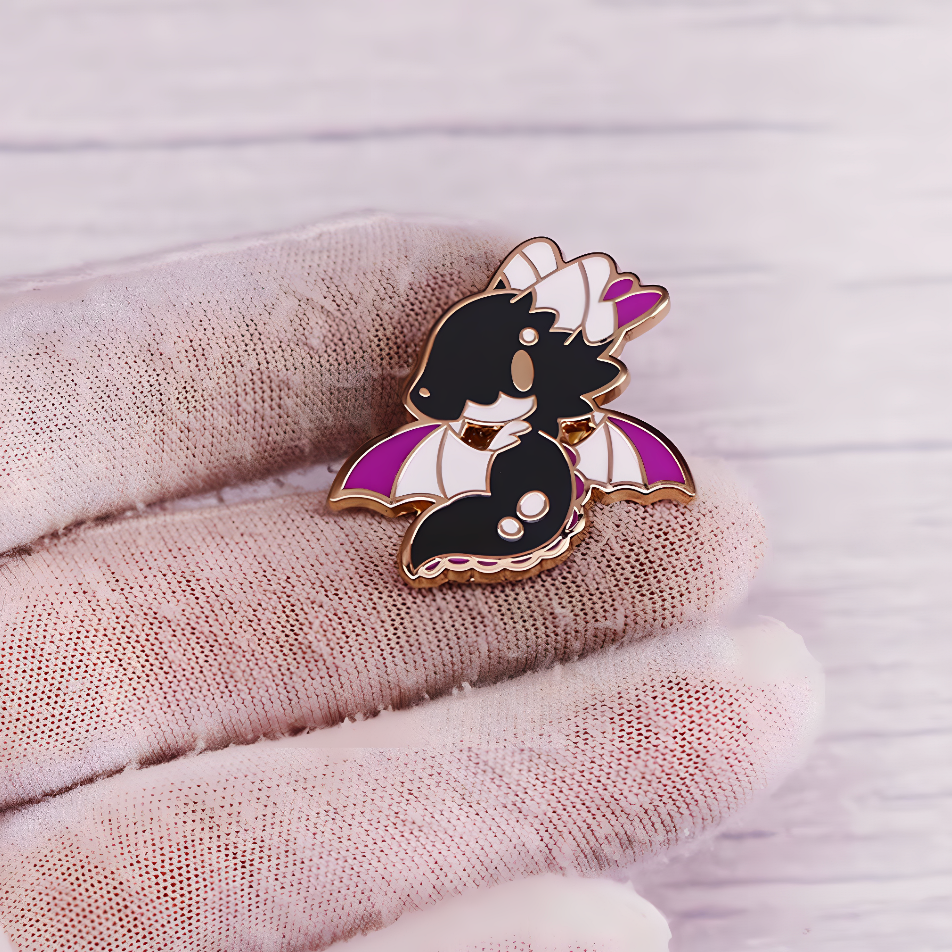 Ace Dragon Asexual Pin