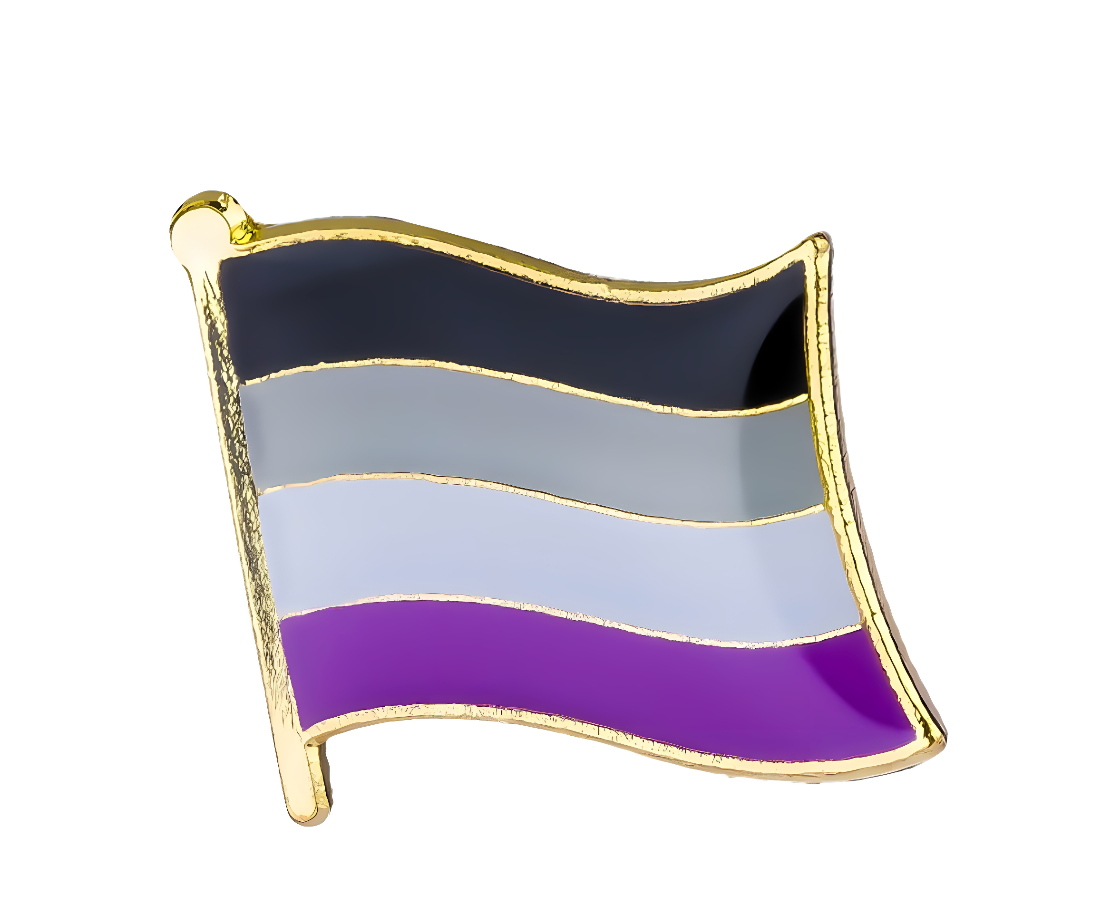 Asexual Flag Pin