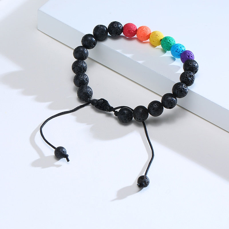 Black & Rainbow Bracelet