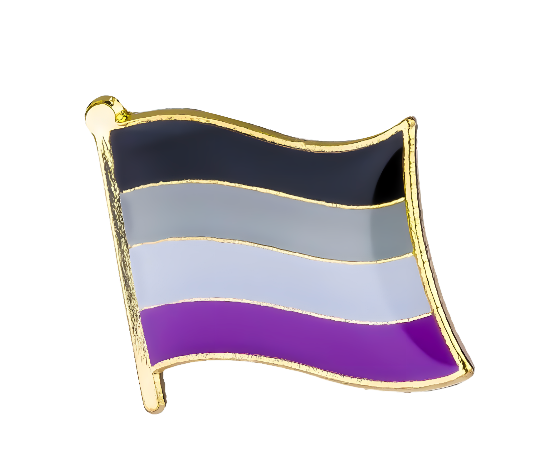 Flag Asexual Pin