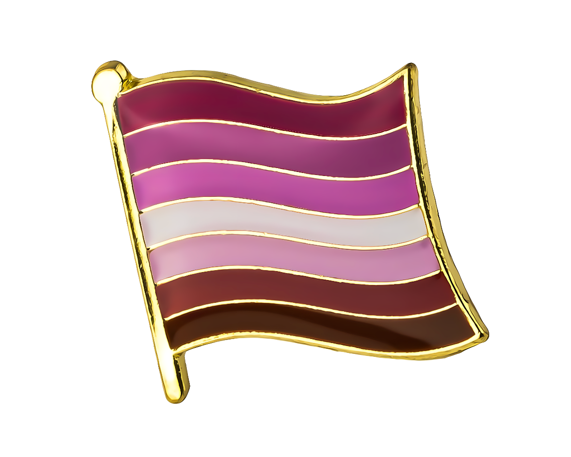 Lesbian Pin Flag