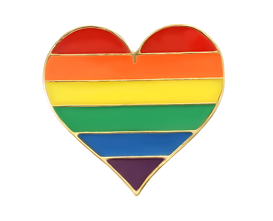 Heart Pride Pin