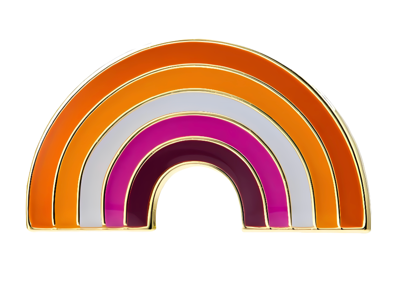 Lesbian Rainbow Pin