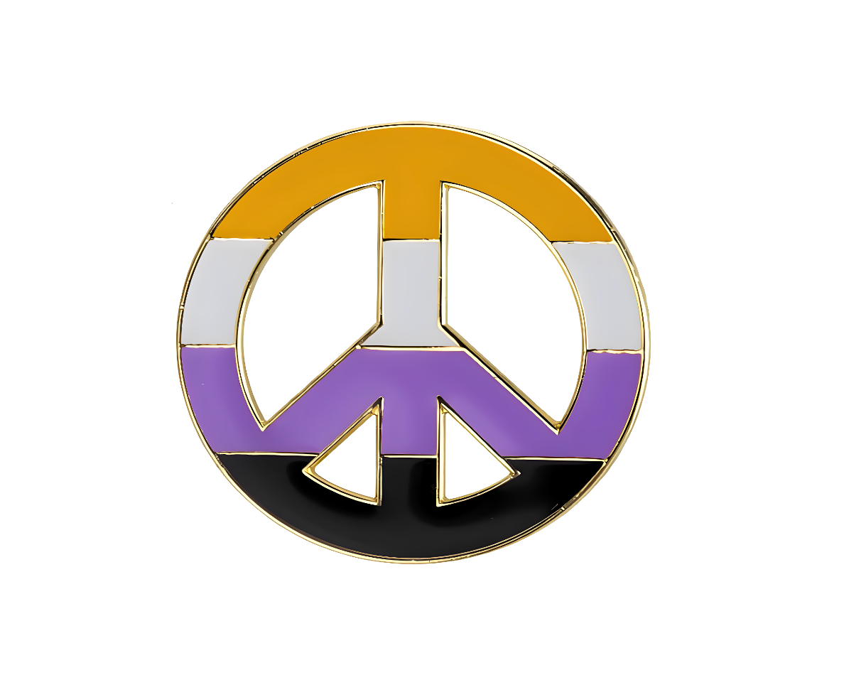 Peaceful Non Binary Pin