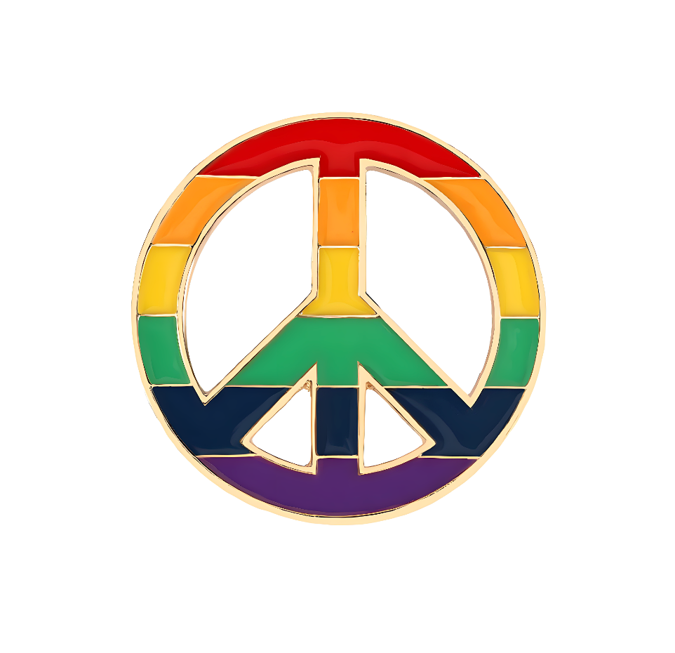 Peaceful Pride Pin