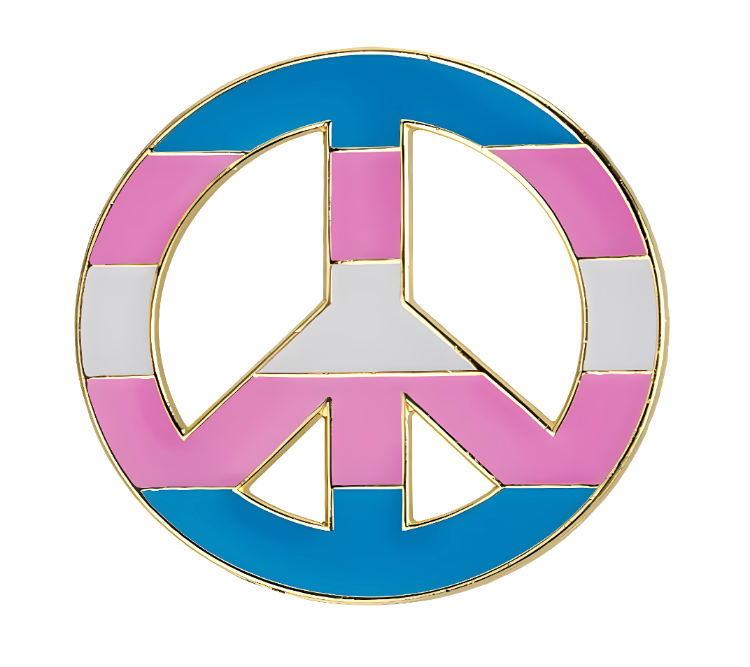 Peaceful Transgender Pin