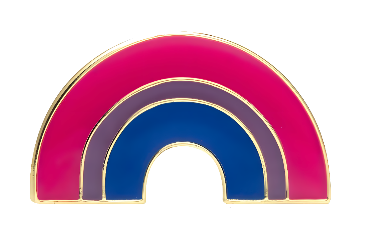 Rainbow Bisexual Pin