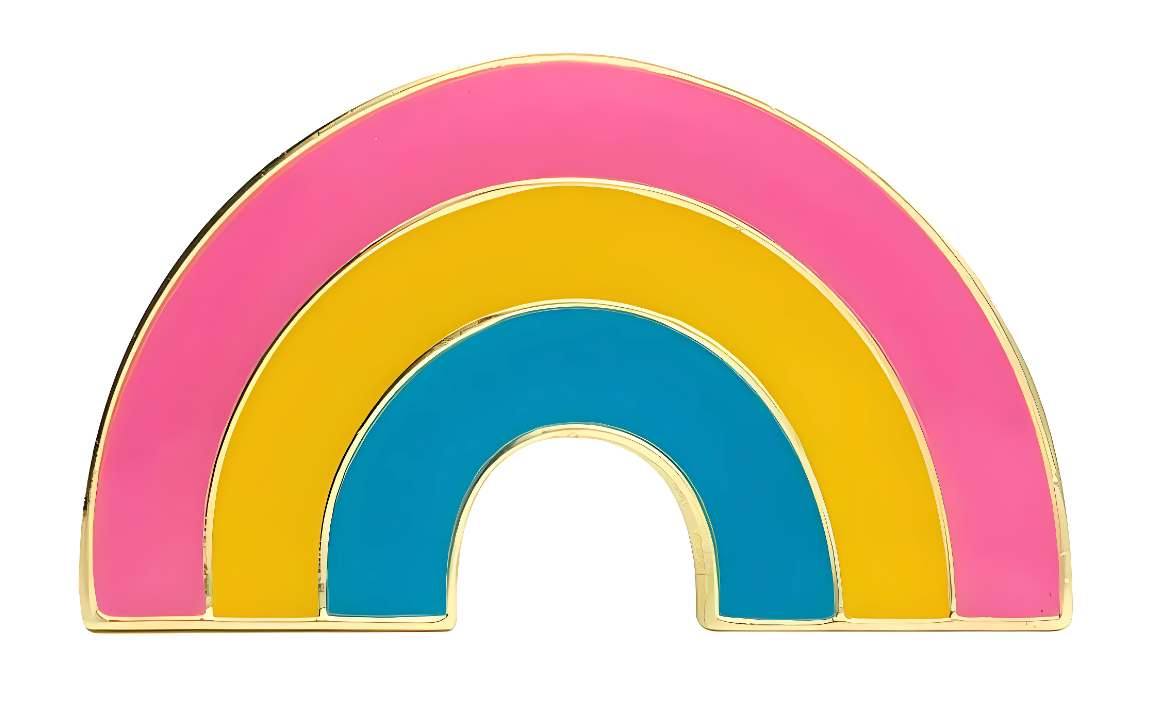 Rainbow Pansexual Pin