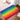 Rainbow Pattern Doormat Bathroom
