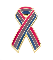 Ribbon Bisexual Pin