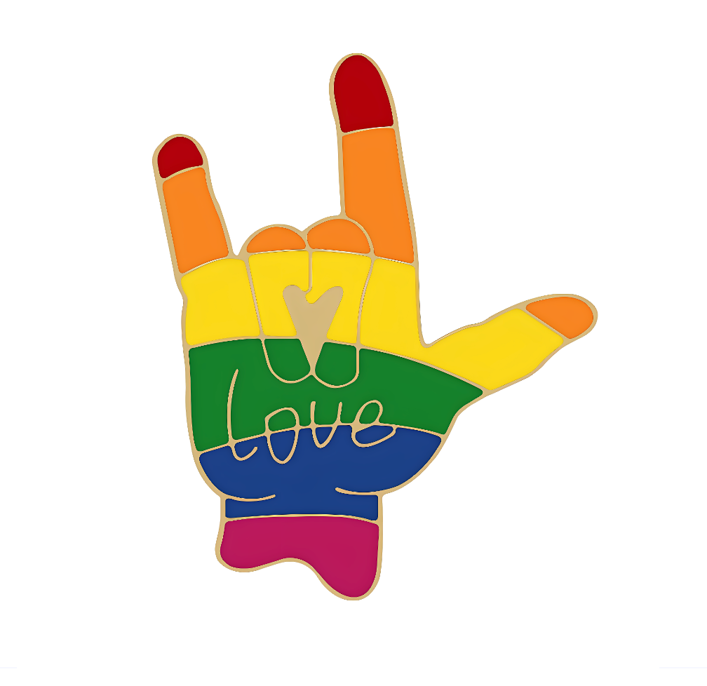Rock Pride Pin