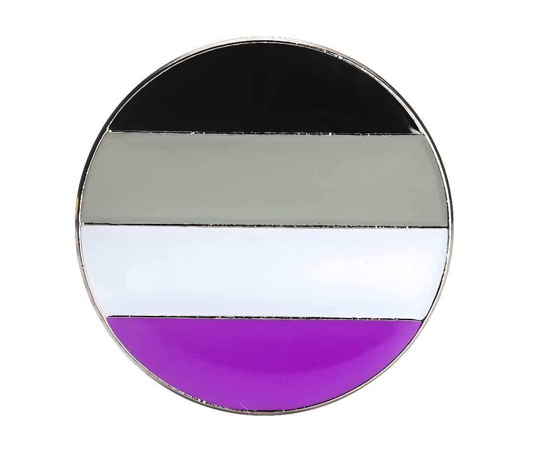 Round Asexual Pin