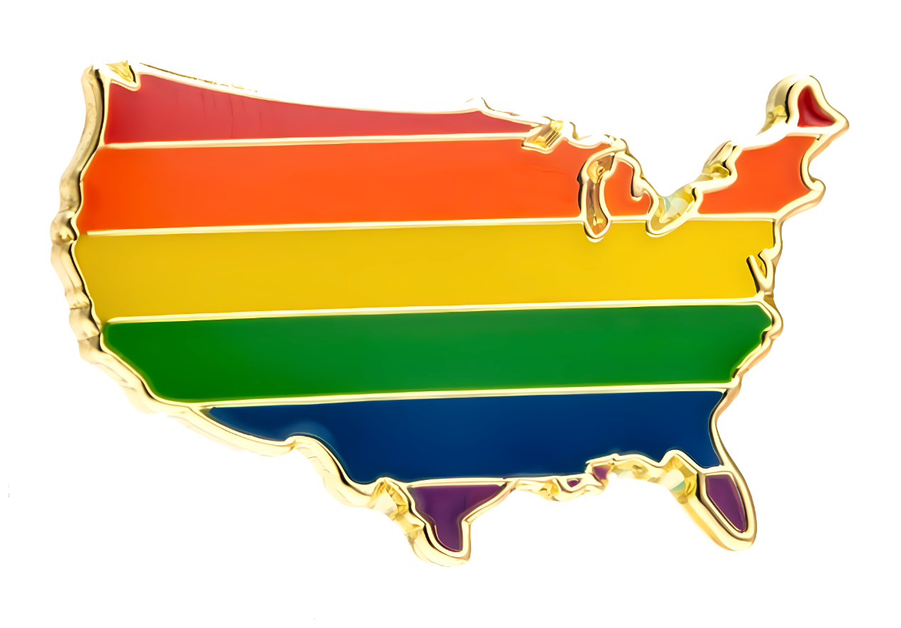 United States Pride Pin
