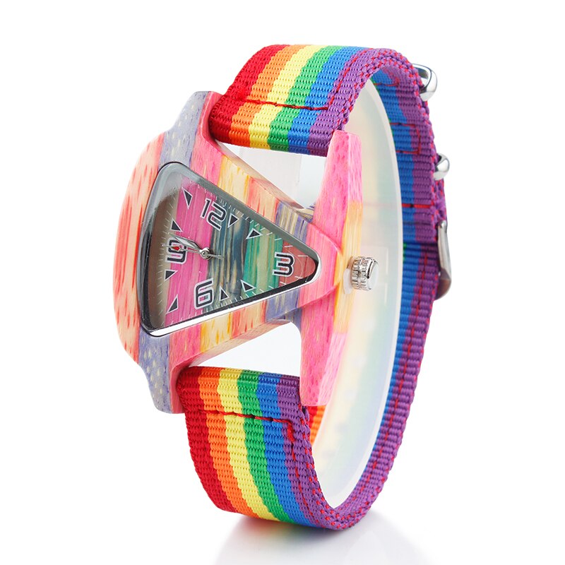 Wooden Quartz Pride Watch