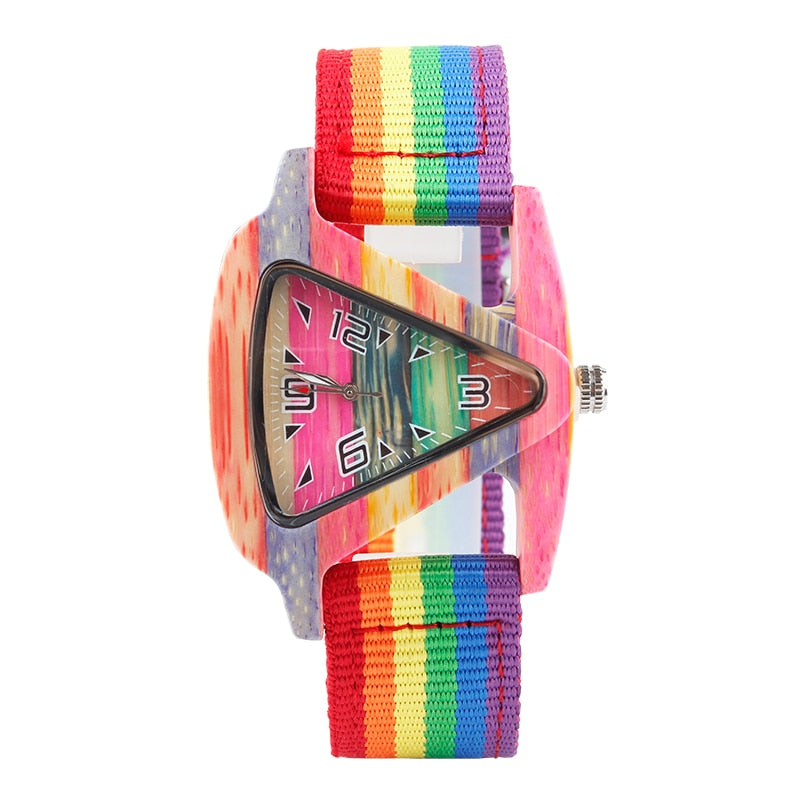 Wooden Quartz Pride Watch