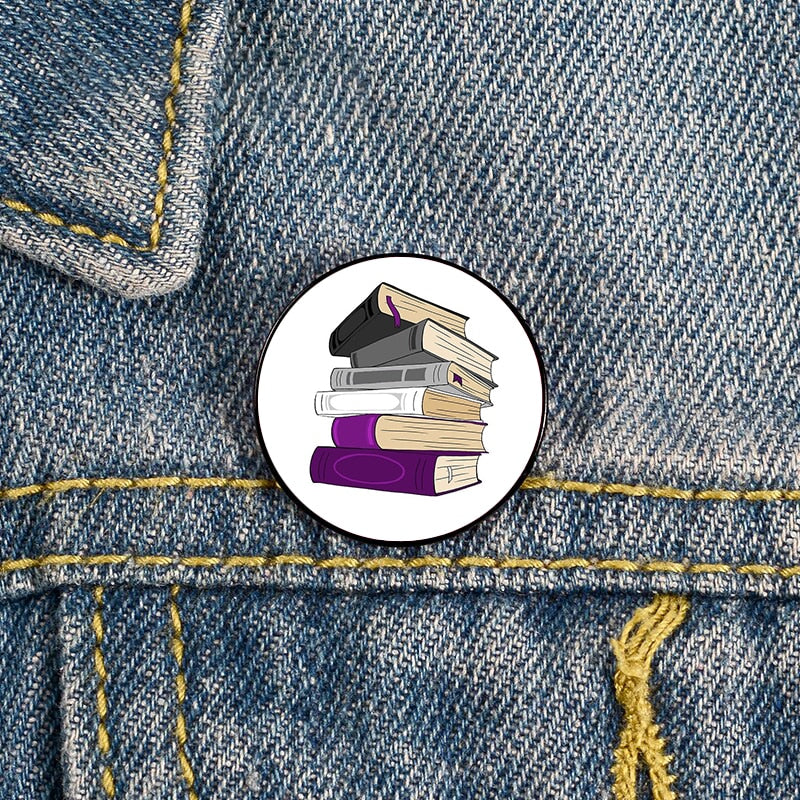 Book Asexual Pin