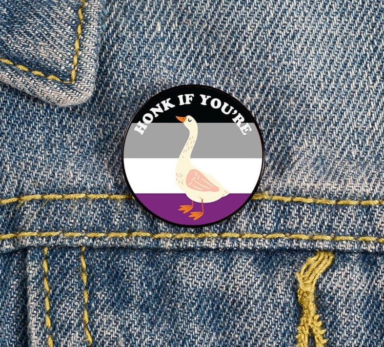 Goose Asexual Pin