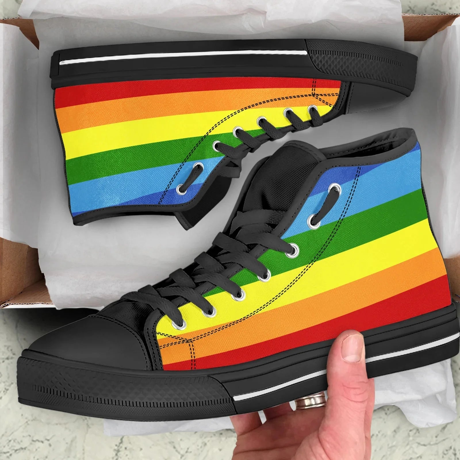 Rainbow Pride Shoes