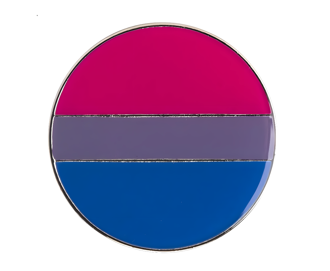 Round Bisexual Pin
