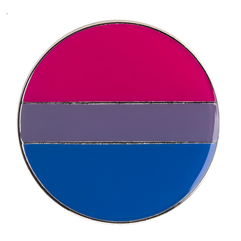 Round Bisexual Pin