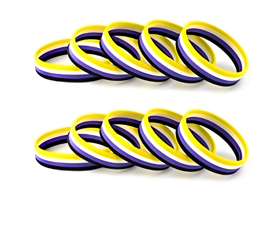 Rubber Non Binary Bracelet